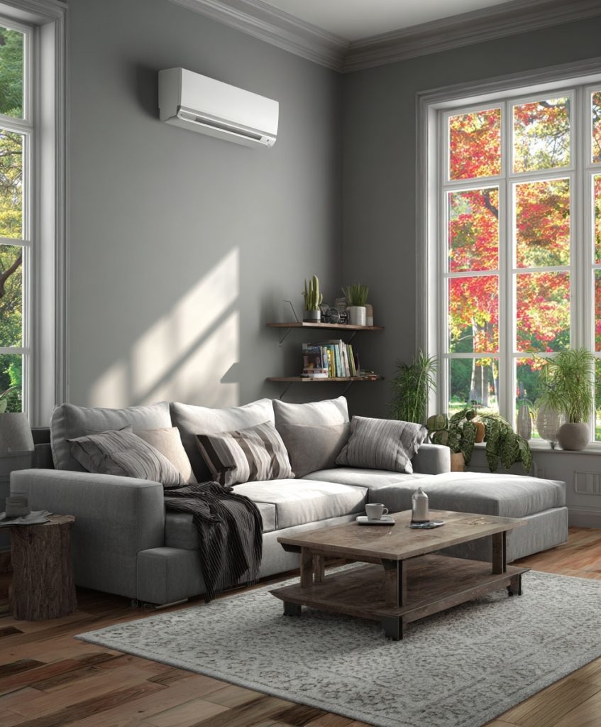 Residential heat pump system in Vancouver